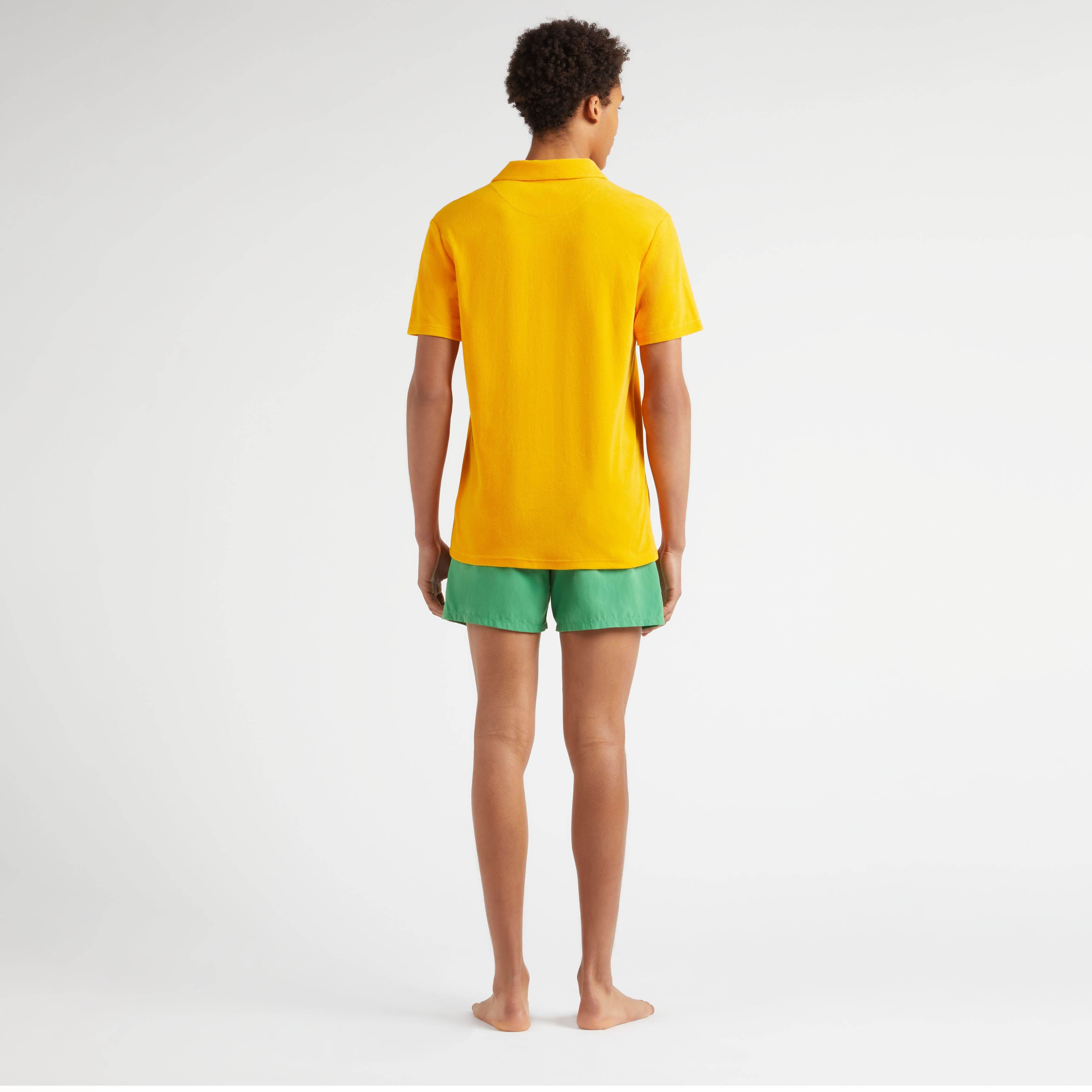 Polo en Coton Éponge Organique Homme Uni