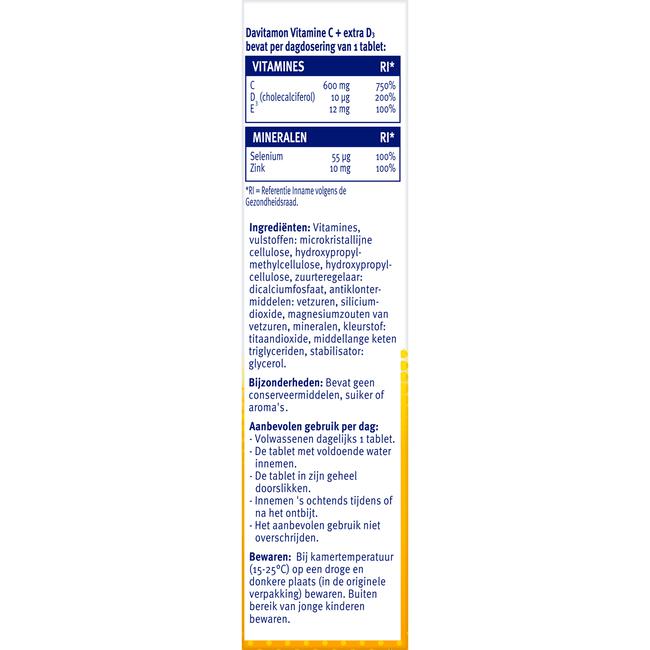 Davitamon Vitamine C Forte + vitamine D3