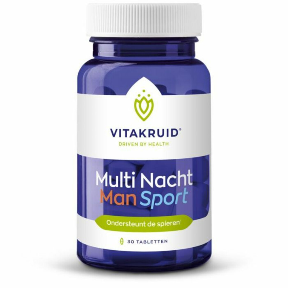 Vitakruid Man Sport Multi Nacht30 tabletten