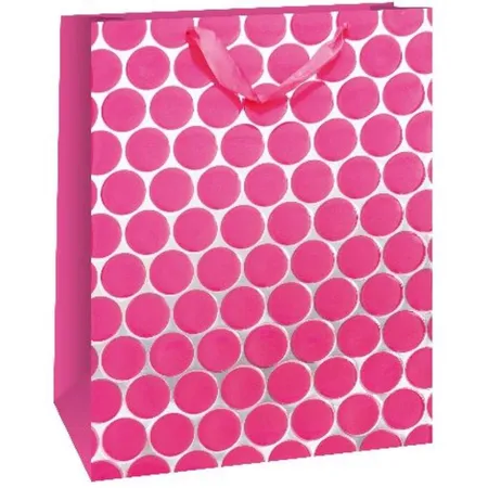 Trötsch Geschenktasche Neon Dots, L, sortiert