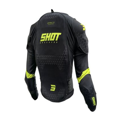 Gilet de protection Shot OPTIMAL 2.0 ENFANT - Noir / Jaune