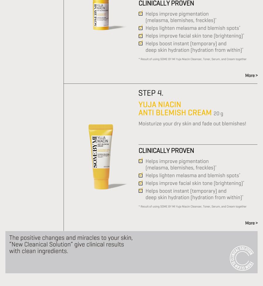 SOME BY MI - Yuja Niacine Anti Blemish Starterkit