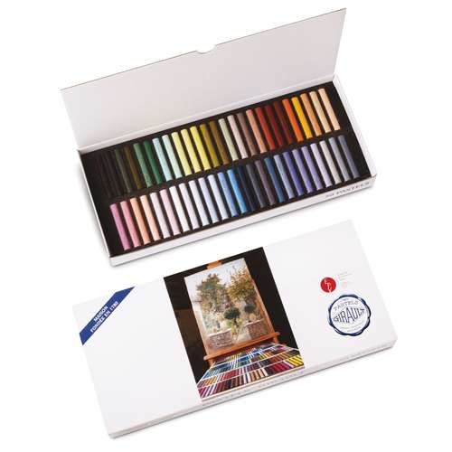 GIRAULT extrafeine Künstler-Pastellkreide 50er-Sets
