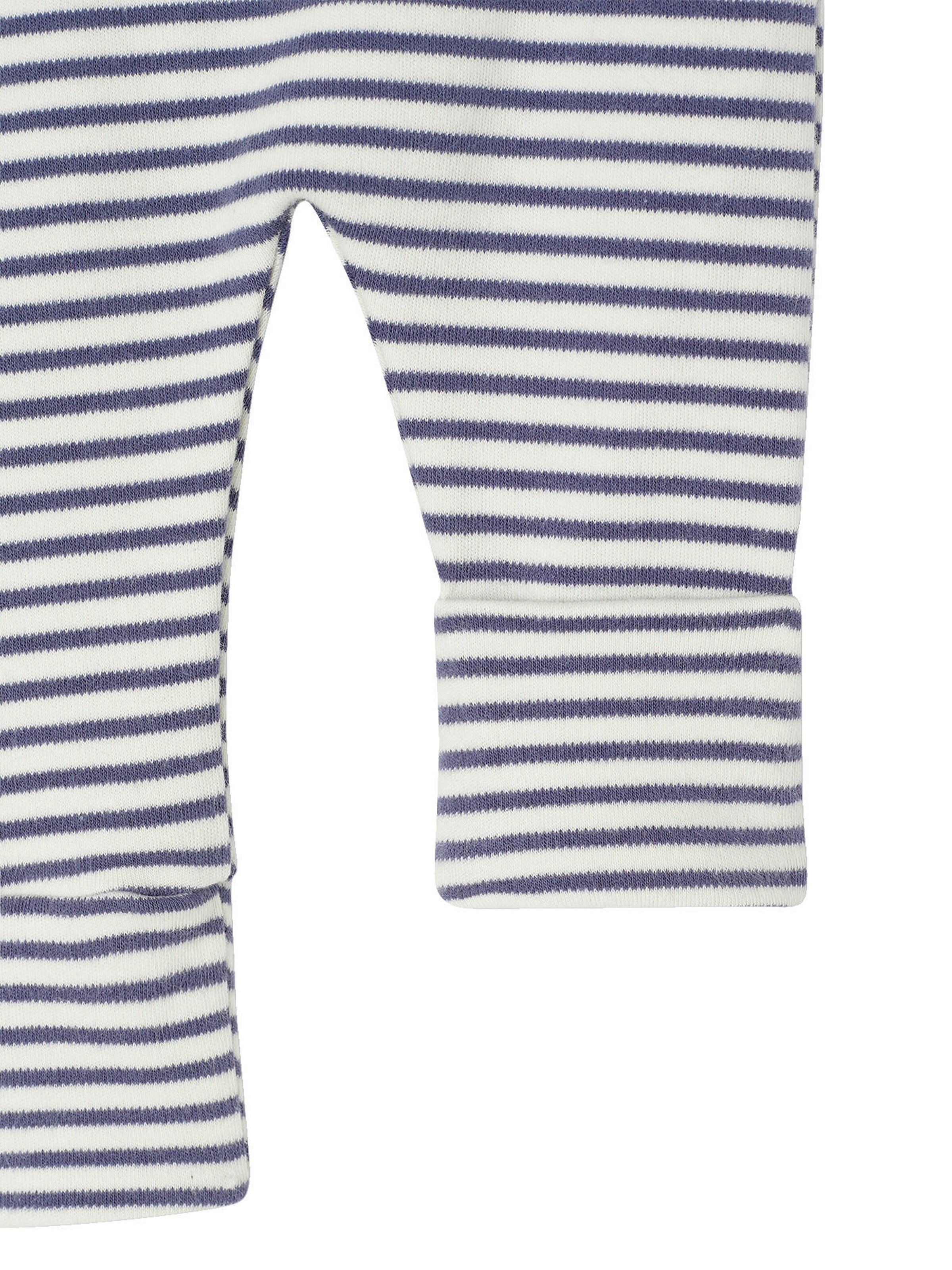 Vertbaudet Bio-Kollektion: Mitwachsendes Baby-Set für Neugeborene, 4 Teile blau