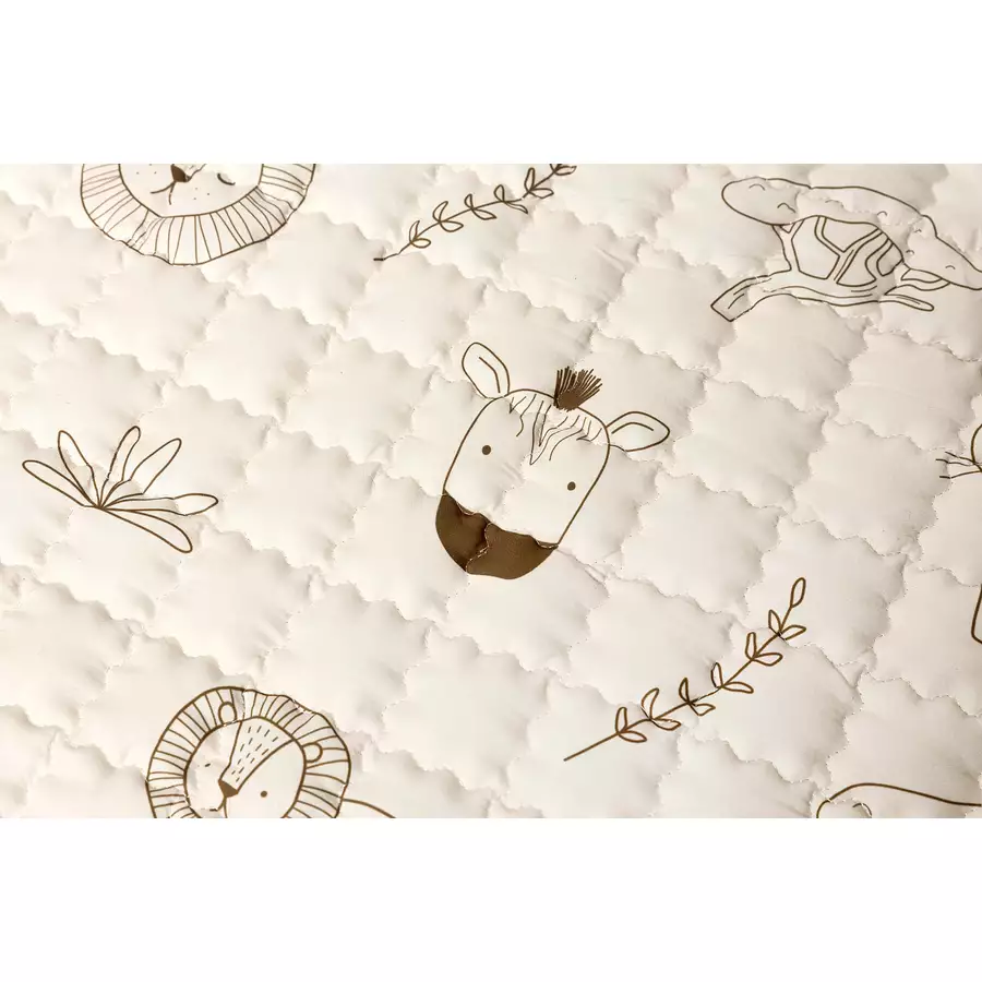 Hakuna Matte Gesteppte Krabbeldecke – Safari Tiere