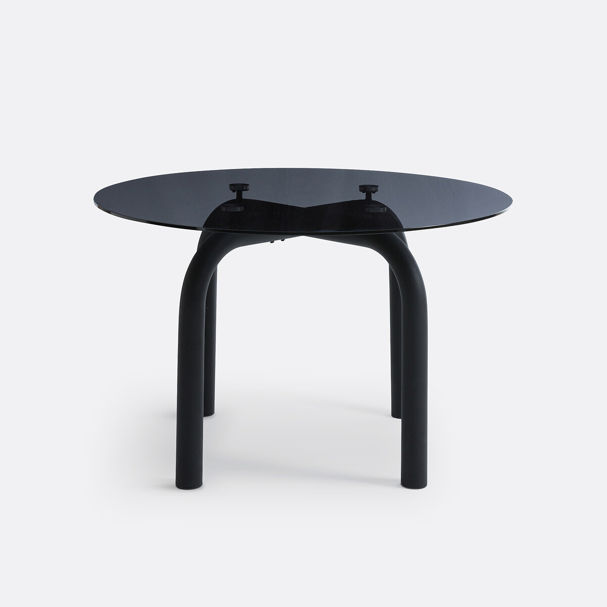 LA REDOUTE INTERIEURS<br>Mesa redonda, vidro fumê, 4 pessoas, Polly