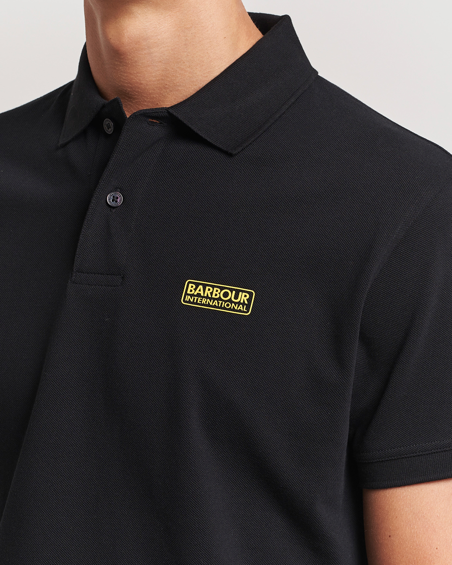 Barbour International Essential Polo Black