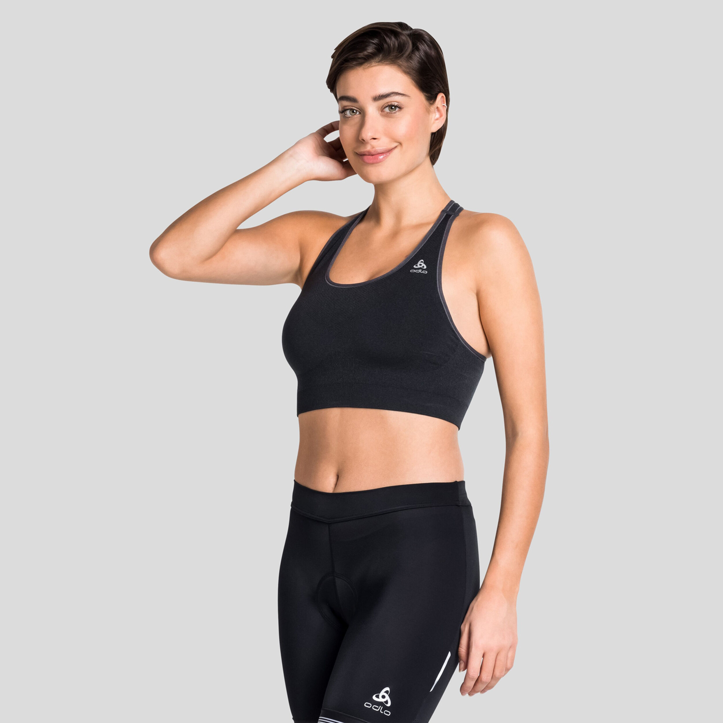 Odlo Seamless Medium Ceramicool Soutien-gorge Sport Femmes - Noir