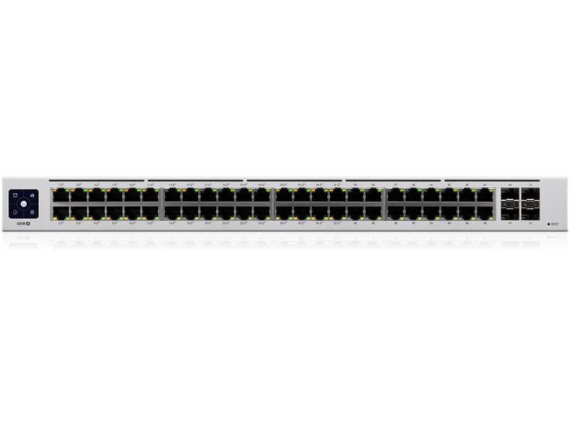 Ubiquiti PoE  Switch UniFi USW-48-POE 52 Port UniFi USW PoE 802.3at 48-Port Gigabit Switch mit 4x SFP