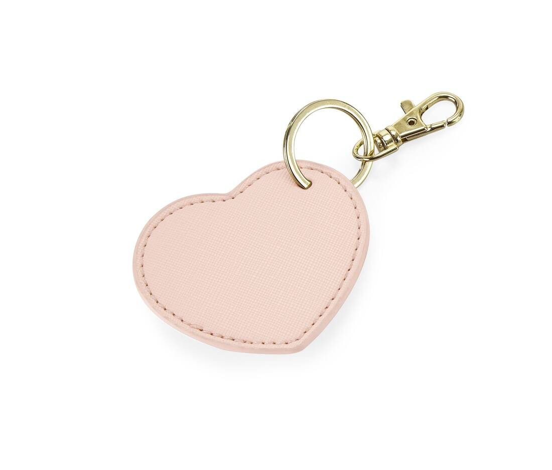 BAG BASE BG746 - Porte-Clés Cœur Élégant en Similicuir