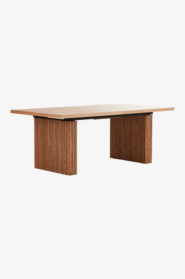 PALANZO spisebord med ileggsplate 105x196+45 cm