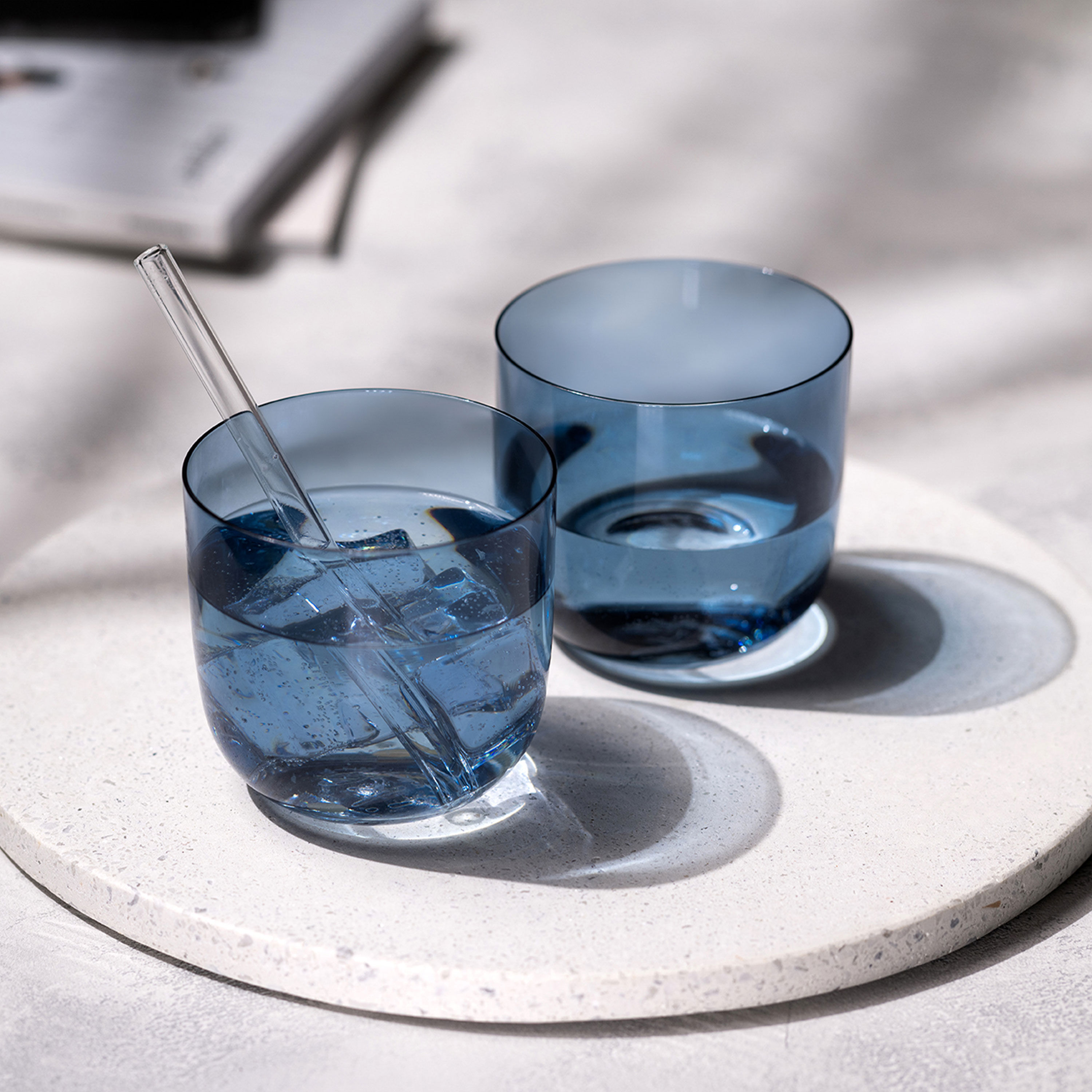 Like Glass Water glass Blue, 6.8 oz, crystal glass