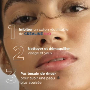 Créaline H2O Eau Micellaire Démaquillante - 500ml