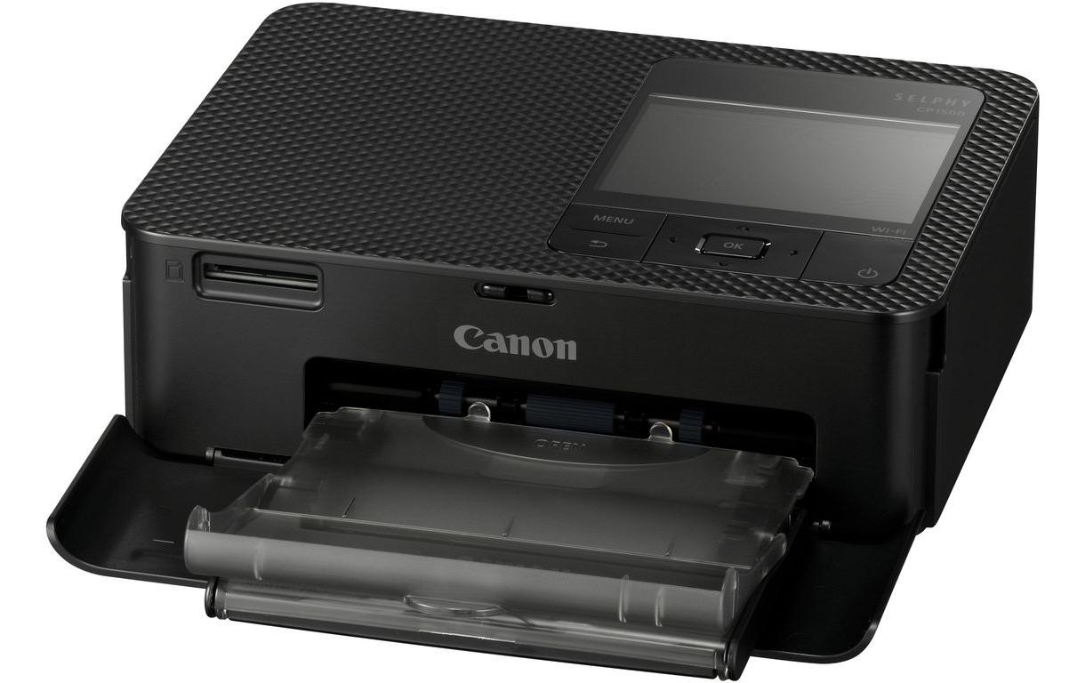 Canon Fotodrucker »Selphy CP1500 schwarz,300x300dpi,WLAN«