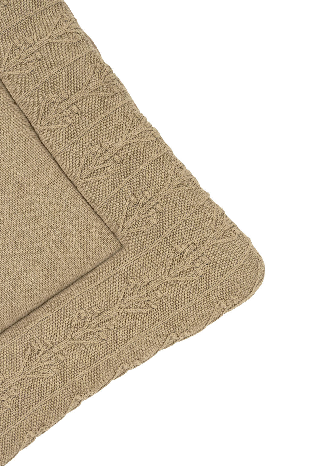 boxkleed Romantic flower 77x97 cm taupe
