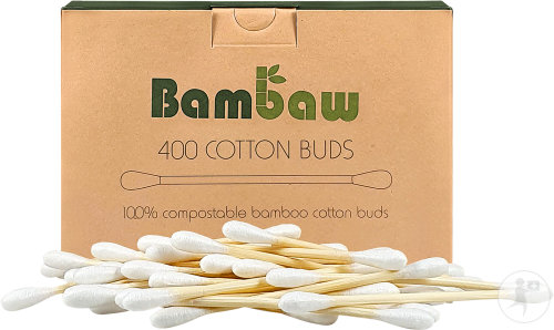 Bambaw Cotons-Tiges En Bambou 400 Pièces