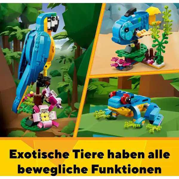 31136 Exotischer Papagei