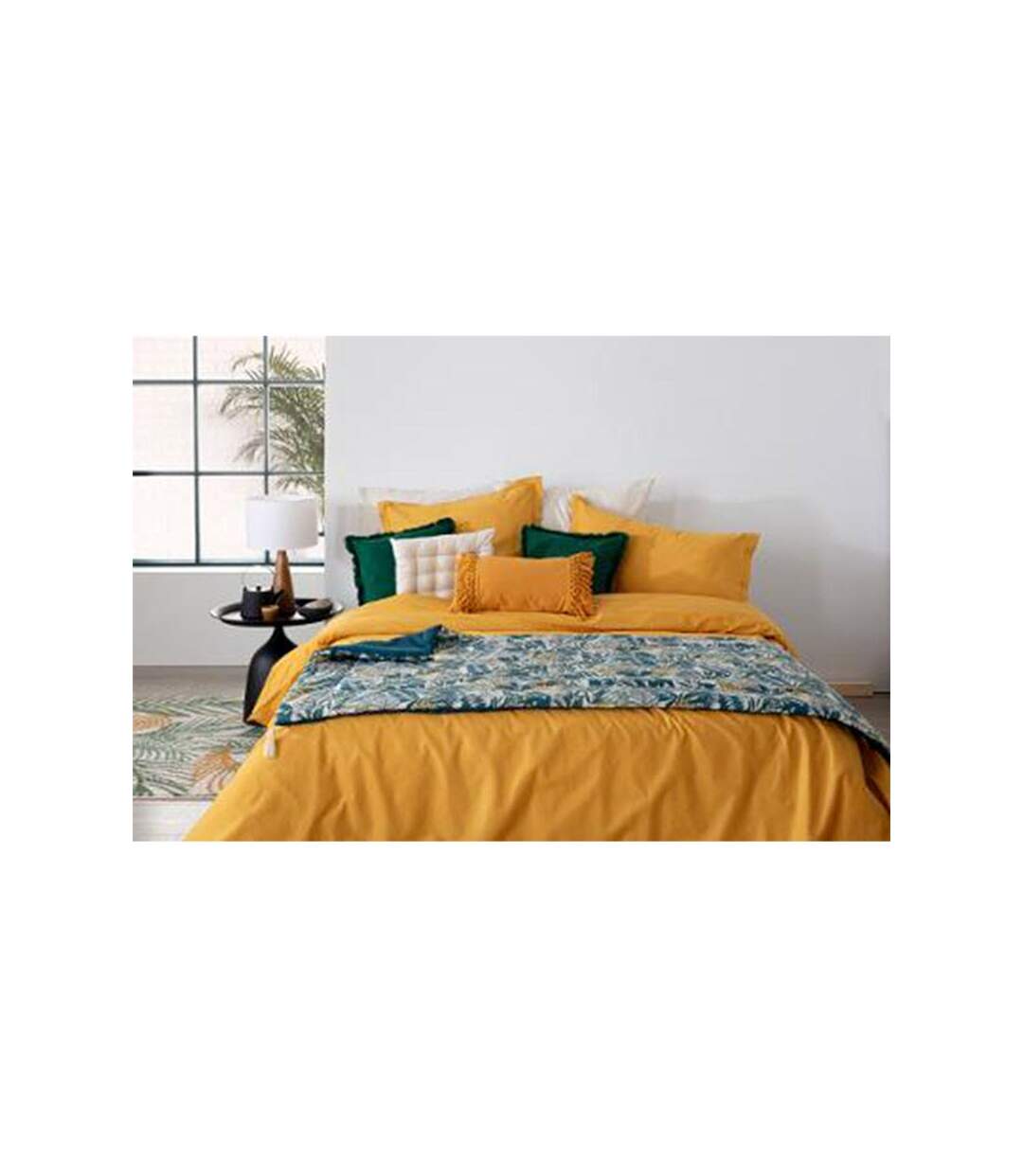 Dessus de Lit Tropik 80x180cm Beige Lin