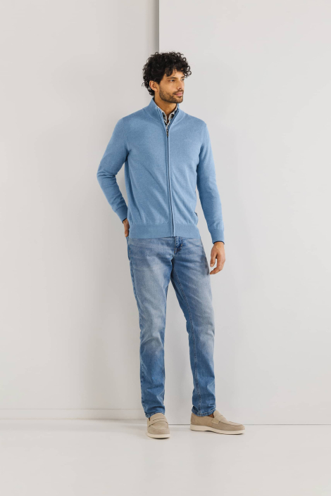 State of Art blauwe heren vest