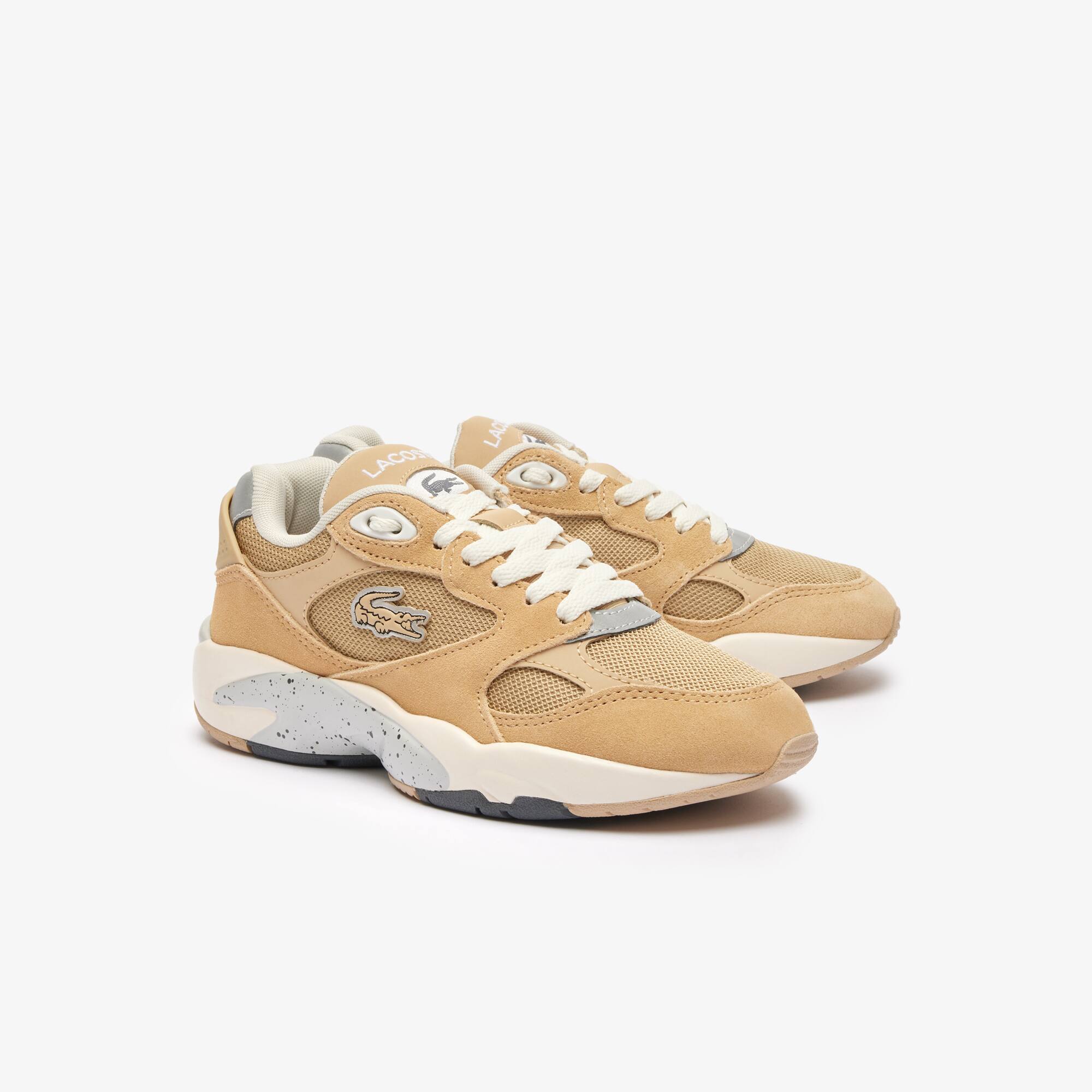 Damen-Sneakers STORM 96 LO VINTAGE aus Leder Sneakers - Beige - Lacoste - Damen