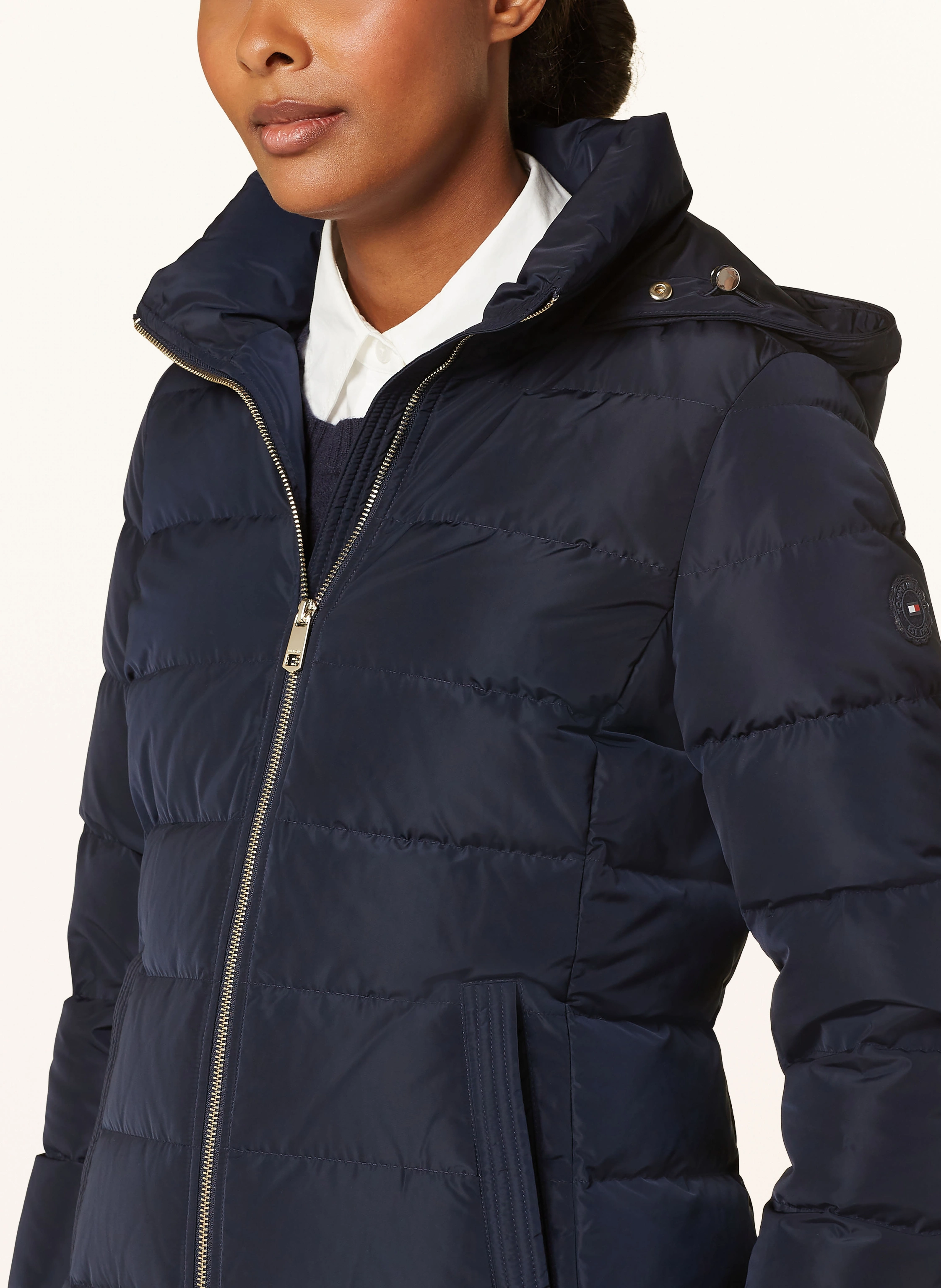 TOMMY HILFIGER Daunenjacke HERITAGE DOWN TYRA mit Kunstpelz