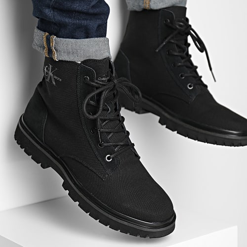 Boots Eva Boot Mid Laceup 0965 Triple Black