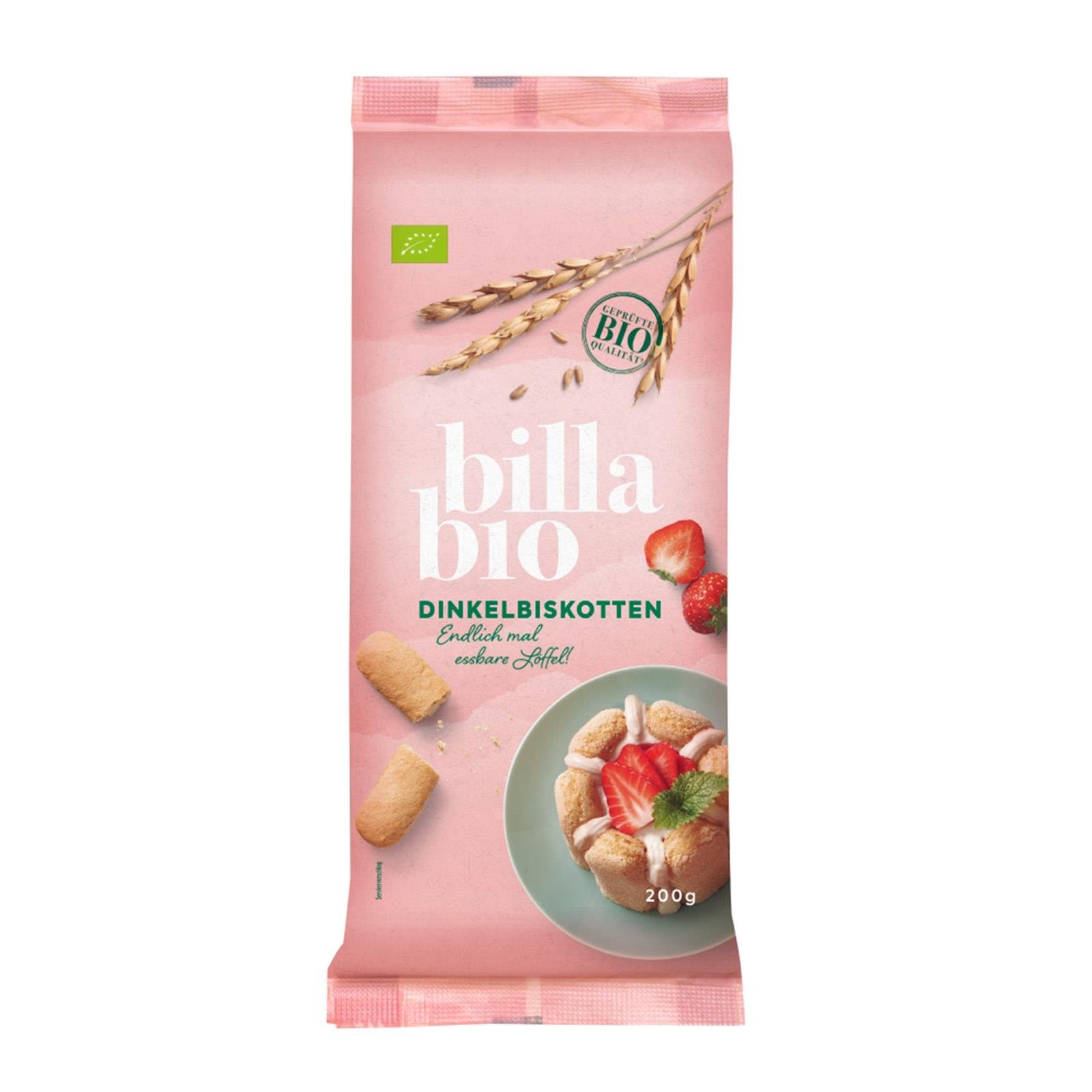 BILLA Bio Dinkel-Biskotten