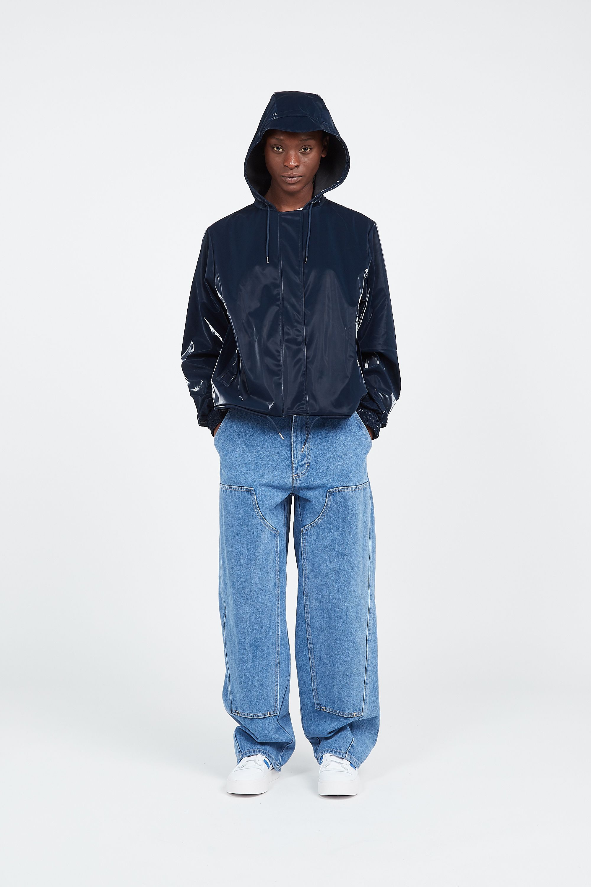 OBEY jean LEAH II BAGGY DENIM Bleu