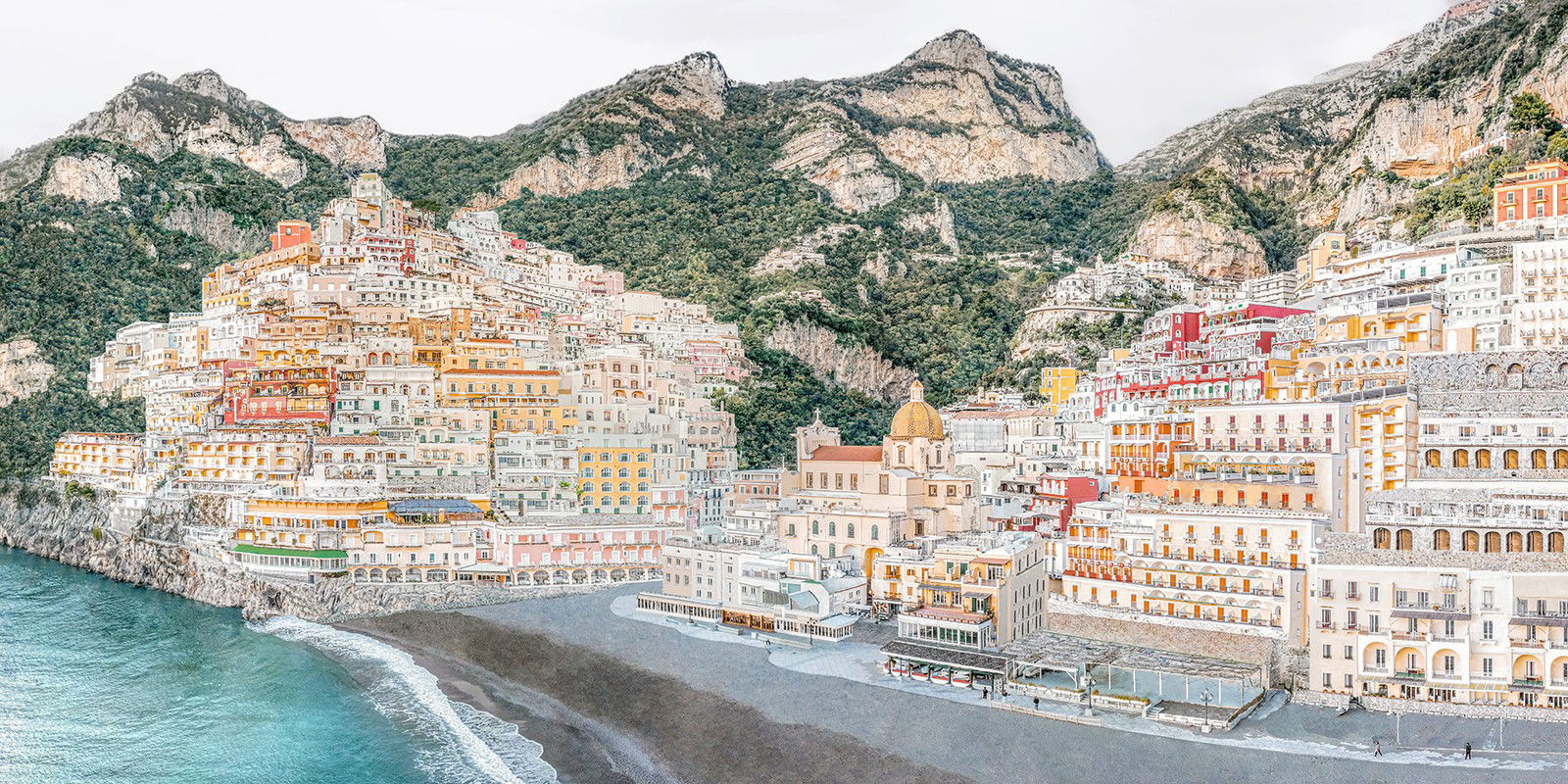 Positano, Salerno by Peter Von Felbert - Limited Edition. Edition of: 150. Signed.
