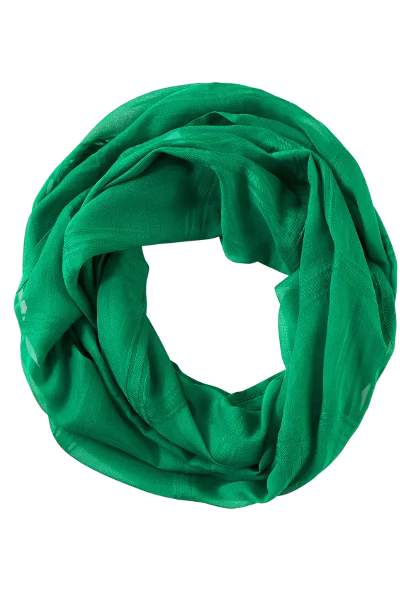 Loop mit Karo Muster - easy green