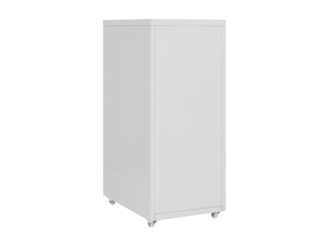 Classeur mobile Gris 28x41x69 cm Métal