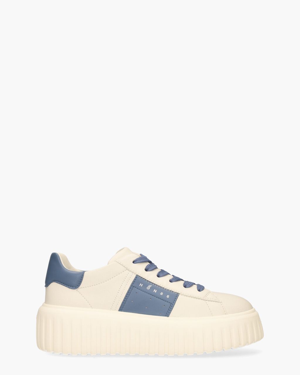Hogan H-Stripes Off-White/Blauw Damessneakers