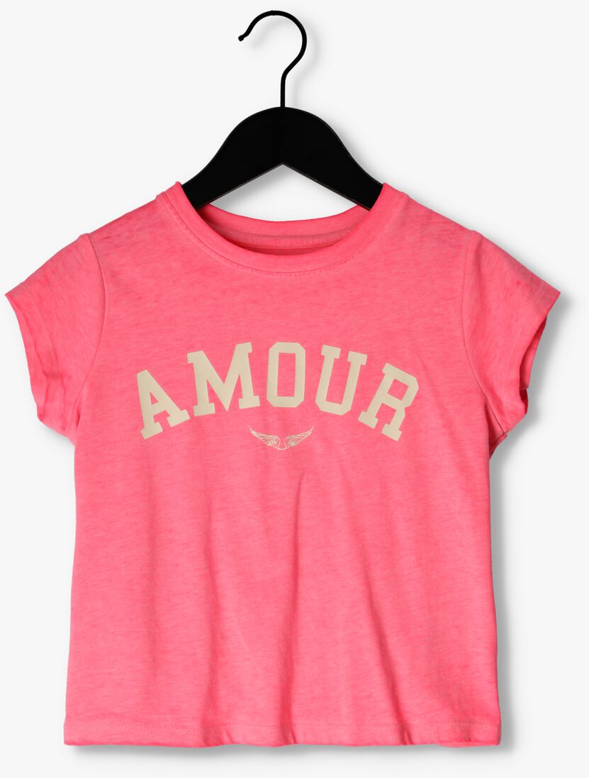 ZADIG & VOLTAIRE roze zadig & voltaire t-shirt x15383