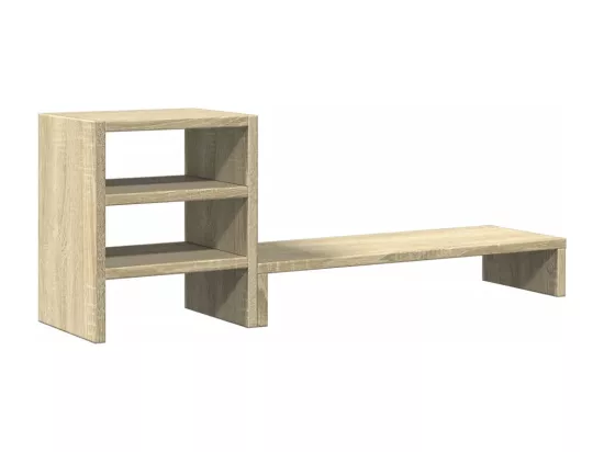 Support de moniteur et organisateur de bureau bois d'ingénierie