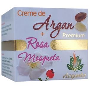 Elegante Creme Argan Rosa Mosqueta Premium