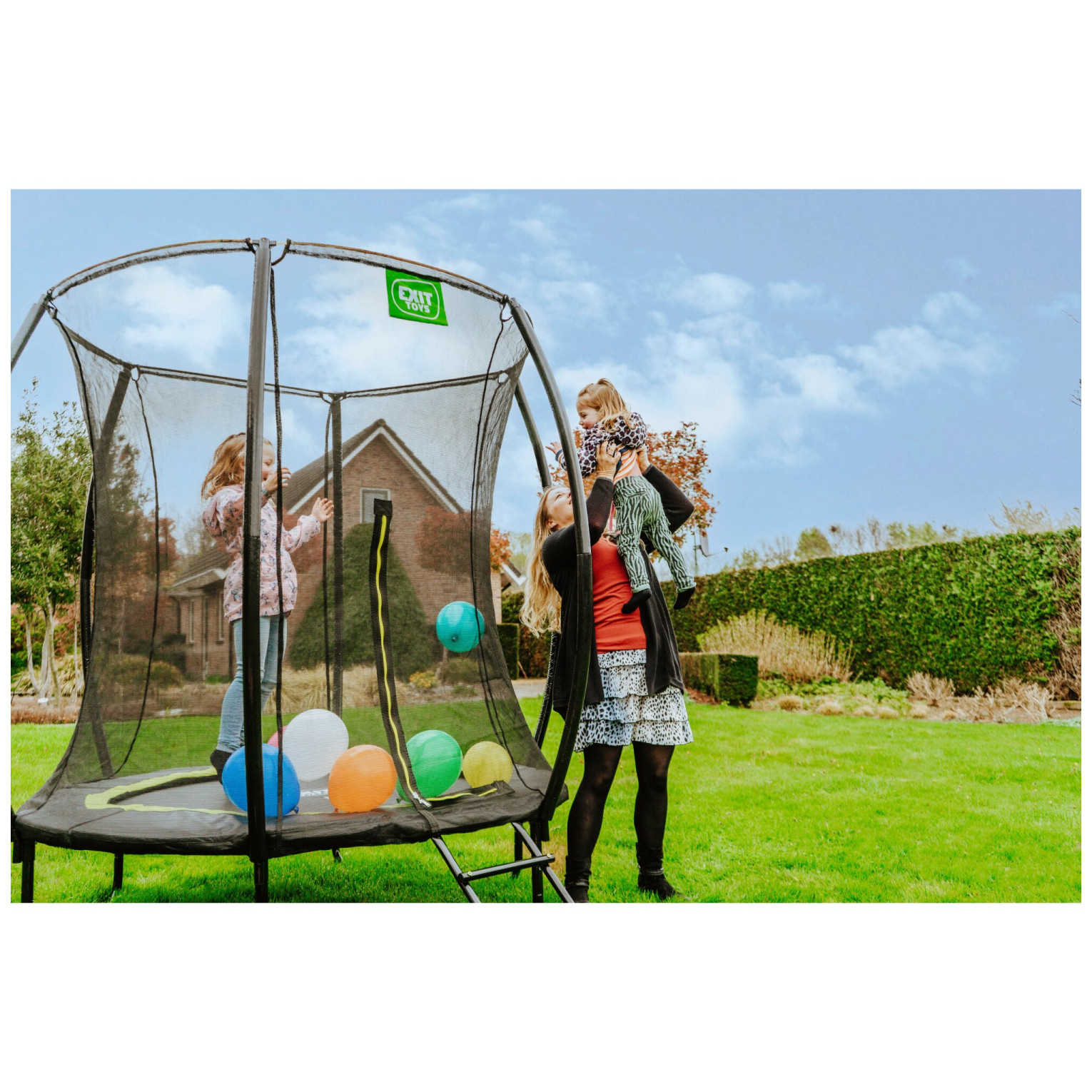 EXIT Silhouette trampoline ø183cm - roze