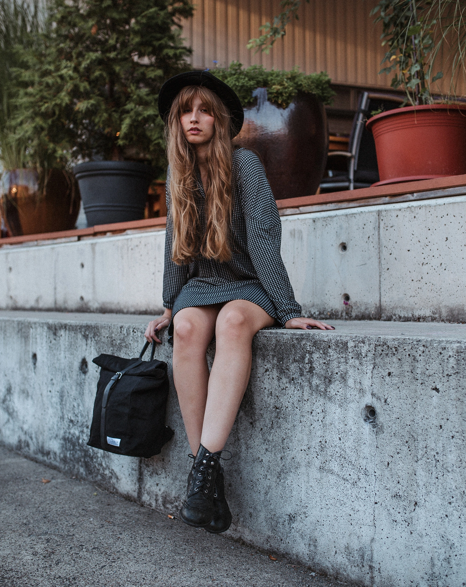 Fitz & Huxley Rolltop-Rucksack CURATOR (Typ: 12l, schwarz)