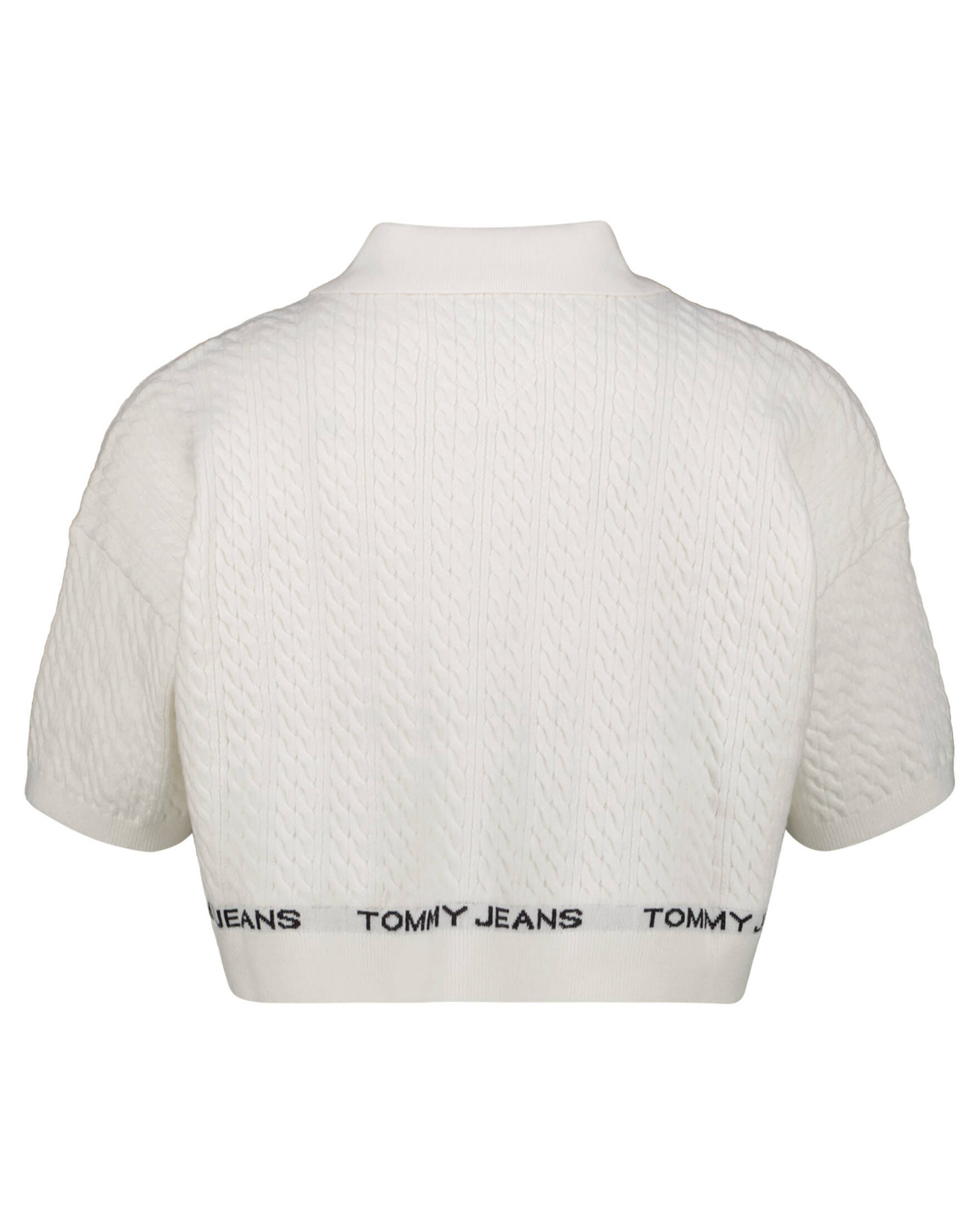 Tommy Jeans| Damen Pullover in Poloshirt-Schnitt