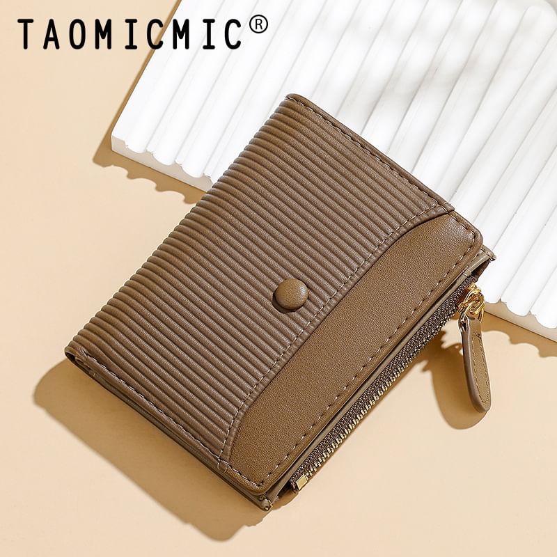 Taomicmic - Effen portemonnee van imitatieleer