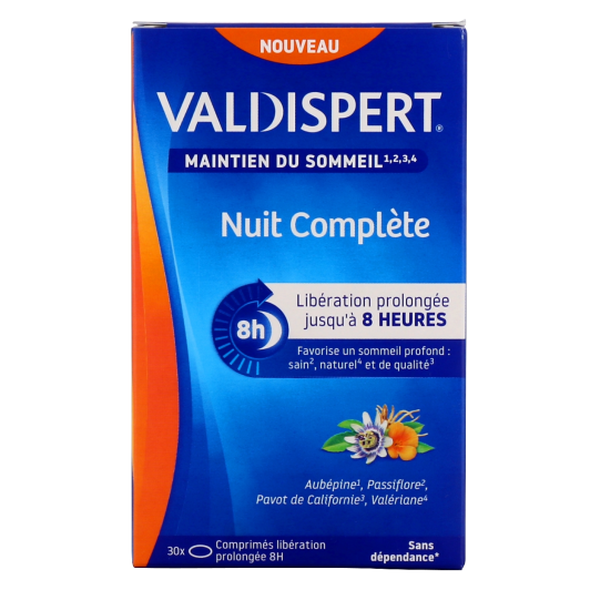 Valdispert Nuit Complète - Complément alimentaire pour dormir