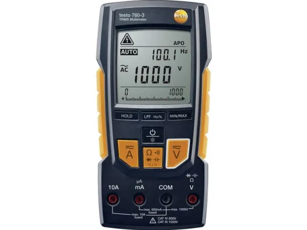 Testo 760-3, LCD, Batterier, AAA, 167 mm, 45 mm, 85 mm