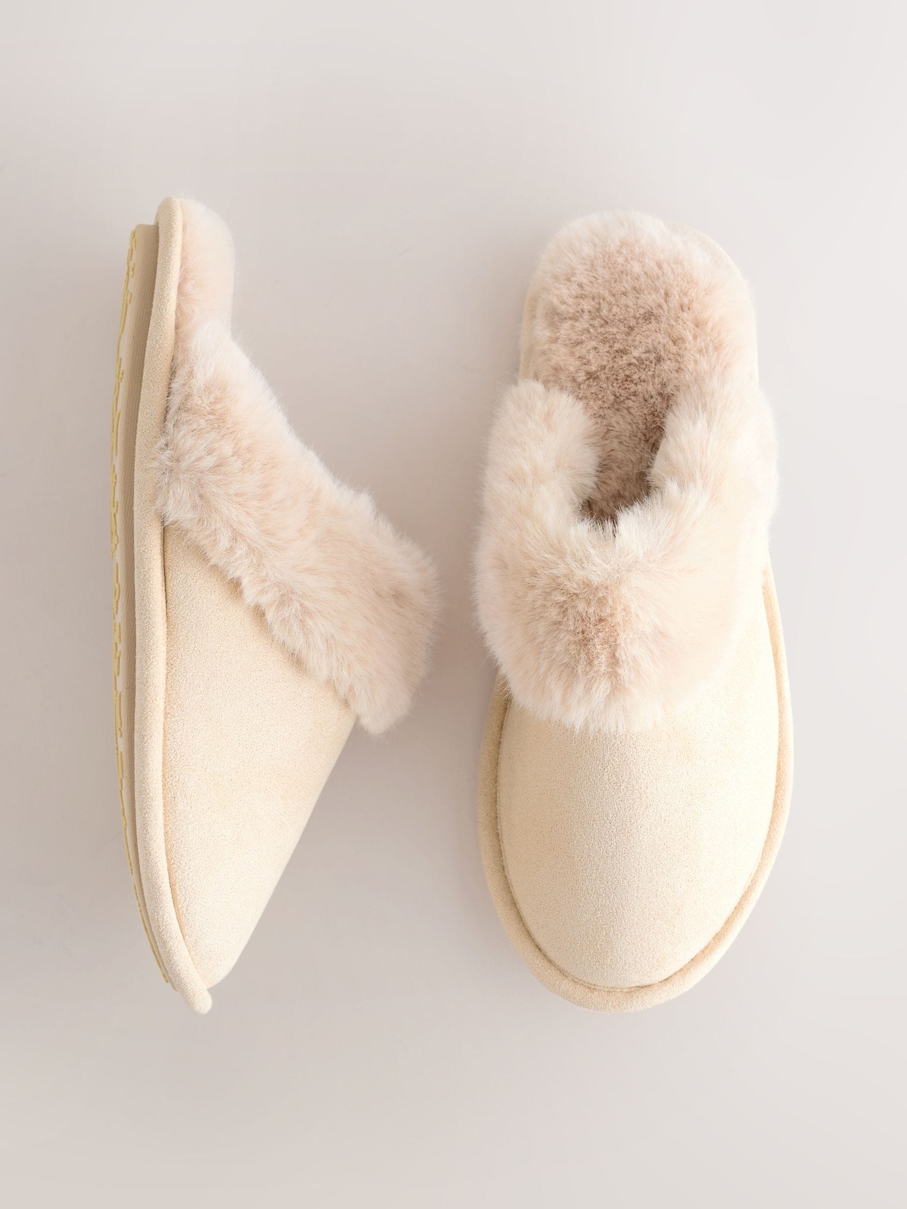 Zand - Faux Fur Suede Mule Slippers
