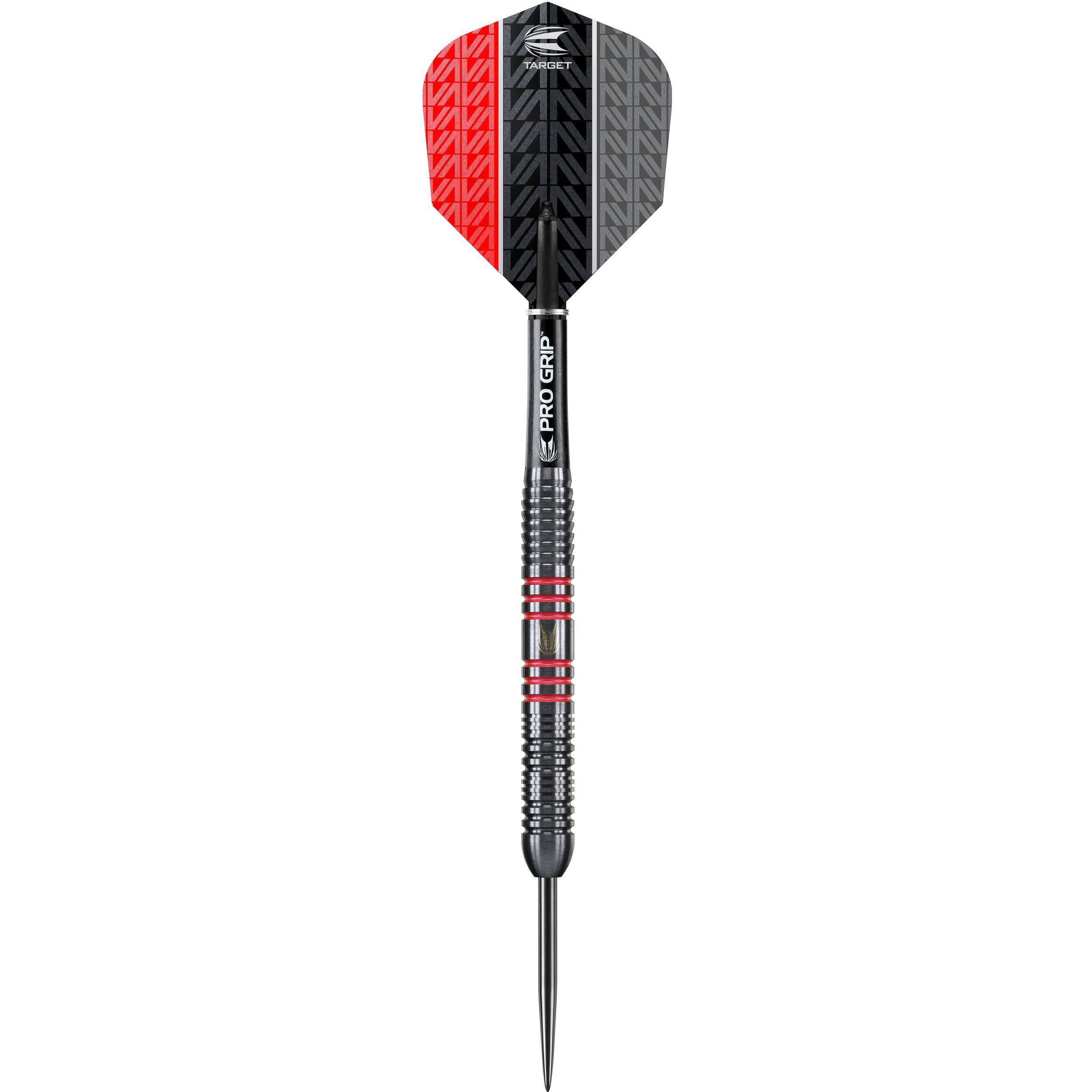 Target - Vapor-8 - Schwarz Rot - Steeldart