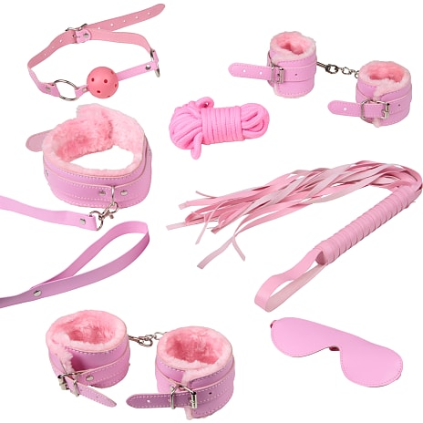 baseks pink fluffy bondages æt