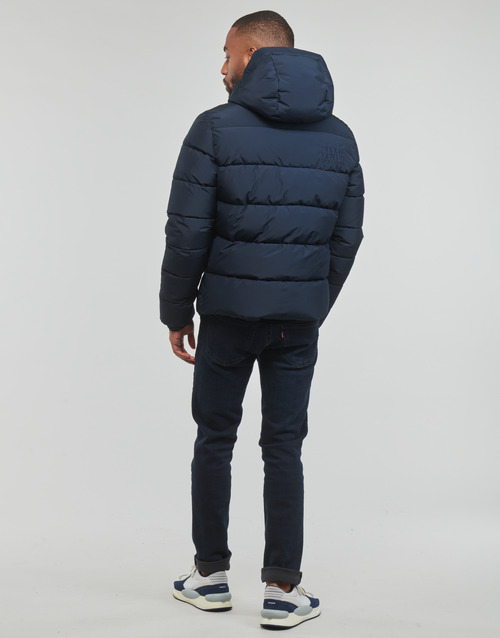 Superdry - HOODED SPORTS PUFFR JACKET - Marine