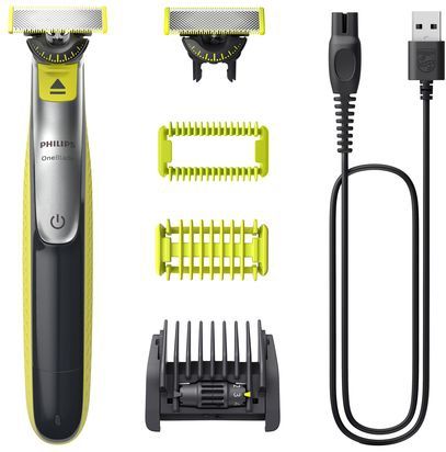 Philips - Oneblade 360 - Scheerapparaat - Groen, Grijs - Lithium-Ion Batterij