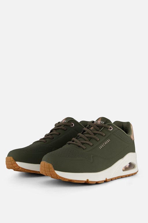 Skechers Uno Shimmer Away Sneakers groen
