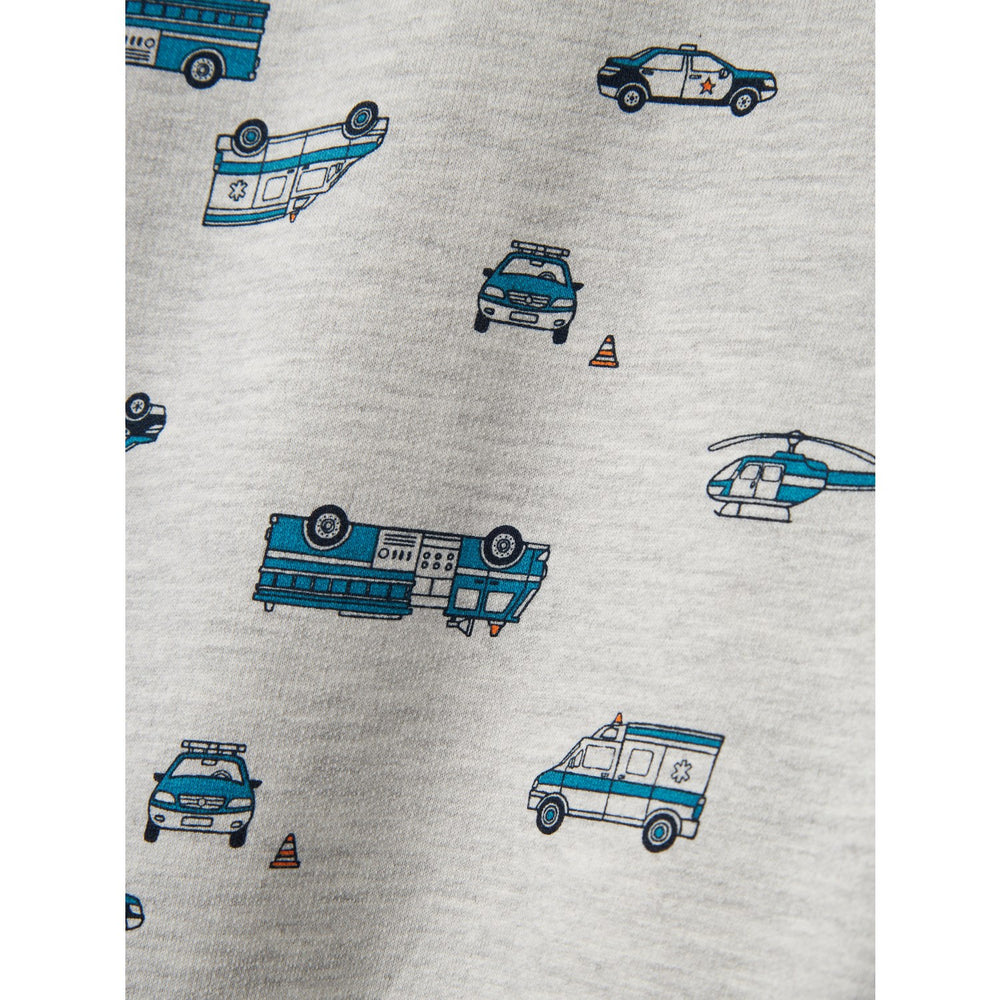 Køb Name It Light Grey Melange Troy Regular Sweatshirt