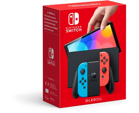 Nintendo Switch OLED – Neon Red / Neon Blue