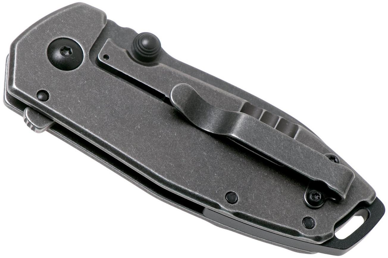 CRKT Squid Assisted 2439 Blackwash zakmes, Lucas Burnley design